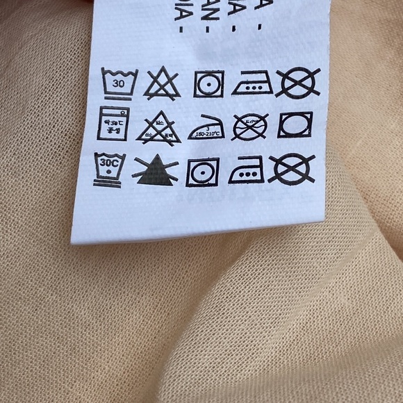 NWT. Zara Beige-Pink/Peach Linen Blend Embroidered Midi Dress. Size M. - Picture 12 of 12